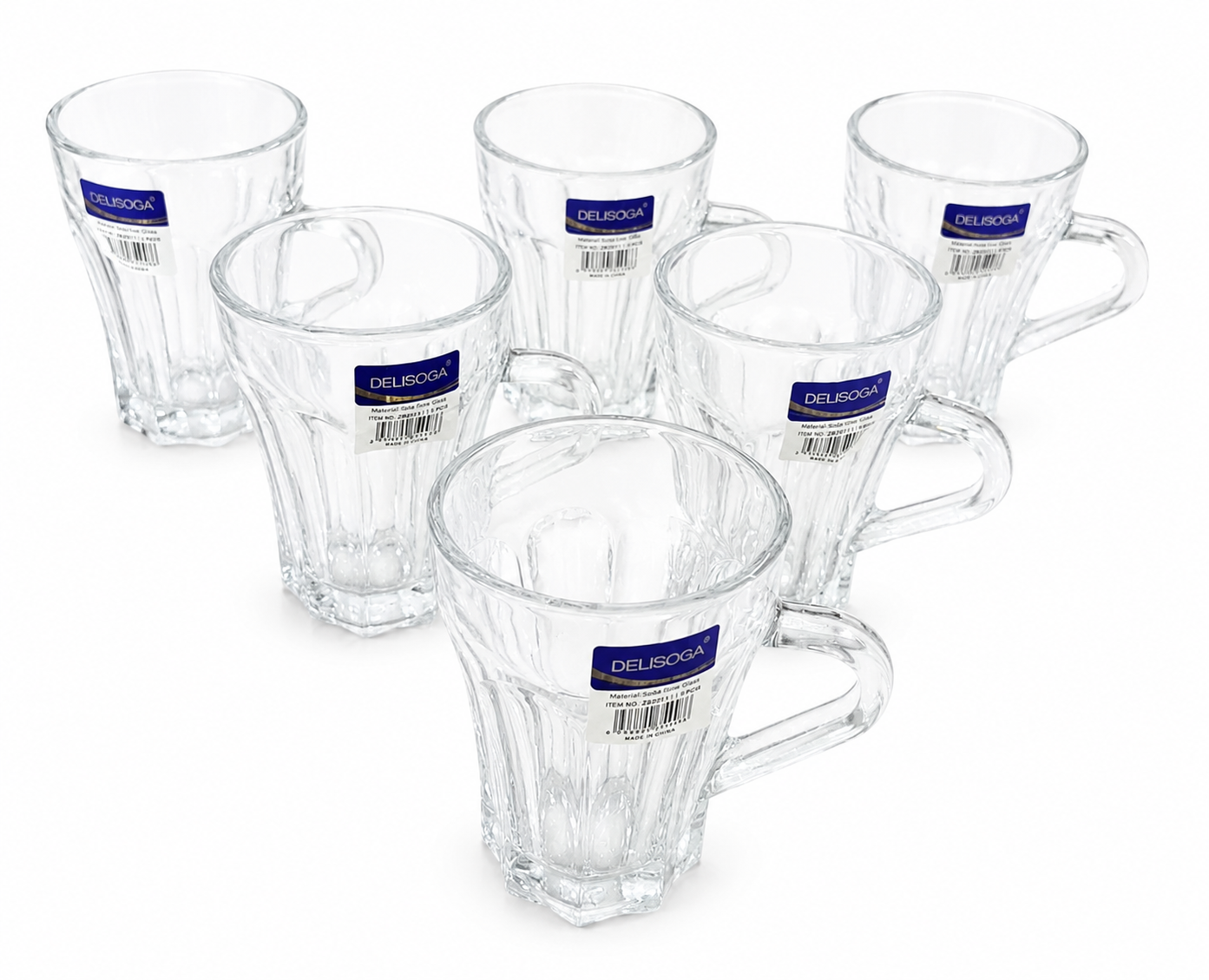 Premium Glass Tea Cup With Handle - 150 ML